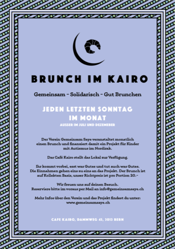 Soli  Brunch, Gemeinsam Saye! Café Kairo Lorraine