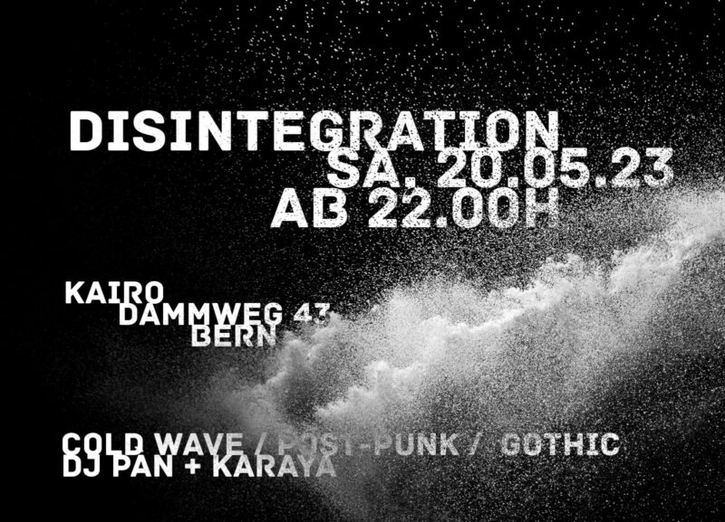 Disintegration Café Kairo Lorraine