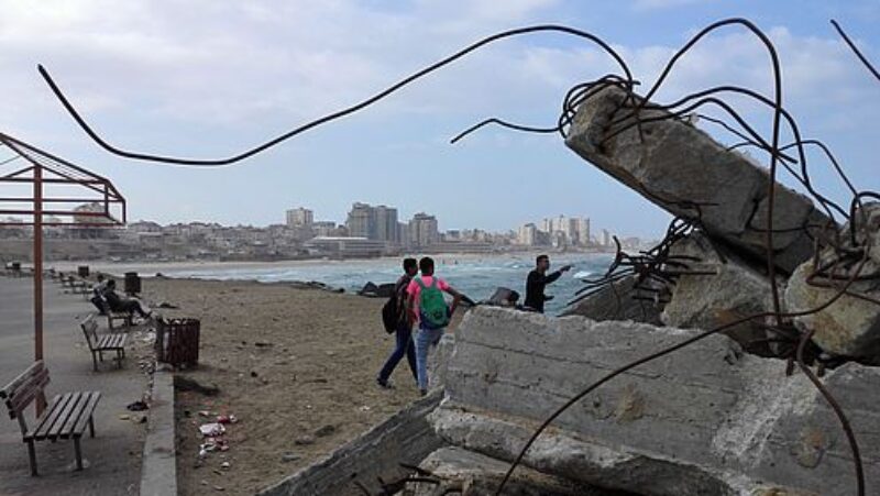 10 Jahre Gaza-Blockade Café Kairo Lorraine